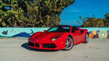 Ferrari 488 Spider Rosso Corsa 2018 car image