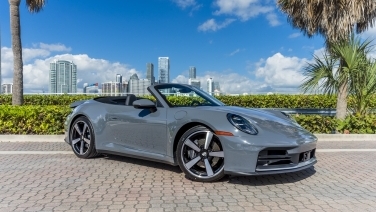 Porsche 911 Carrera Convertible Slate Grey car image