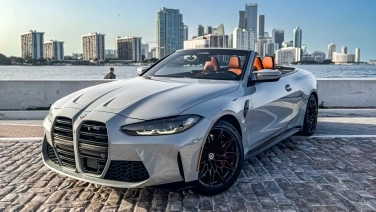 BMW M4 Convertible Light Gray car image