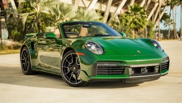 Porsche 911 Turbo S Cabriolet Green gallery image 4