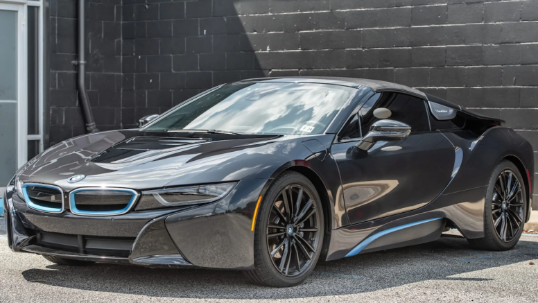 Drive the Future: BMW i8 Roadster Black Rental in Miami image